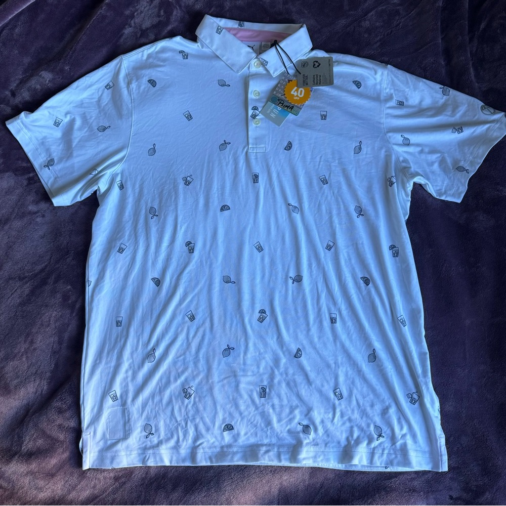 Puma Arnold Palmer Golf Polo With 40 UPF Sun Protection